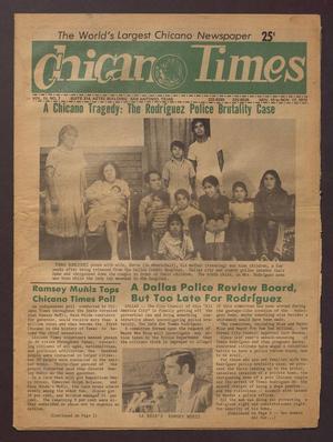 Primary view of object titled 'Chicano Times (San Antonio, Tex.), Vol. 3, No. 7, Ed. 1 Friday, November 10, 1972'.