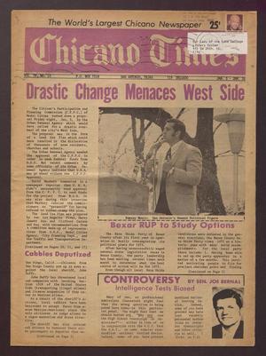 Primary view of object titled 'Chicano Times (San Antonio, Tex.), Vol. 4, No. 10, Ed. 1 Friday, January 5, 1973'.