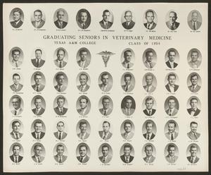Graduating Seniors in Veterinary Medicine: Texas A&M College, Class of 1954