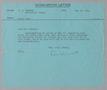 Letter: [Inter-Office Letter from G. D. Ulrich to D. W. Kempner, May 29, 1944]