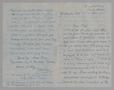 Primary view of [Handwritten Letter from Sabine Chardine to Jeane Kempner, September 29, 1948]