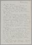 Letter: [Handwritten Letter from Betty Dickinson to Jeane Kempner, 1948~]