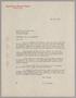 Letter: [Letter from M. J. Sullivan to Gen-E-Motor Corporation, May 3, 1948, …