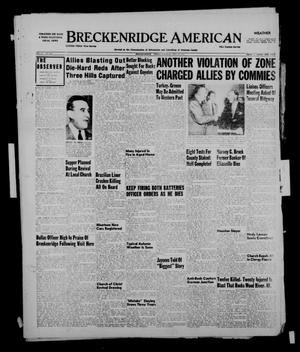 Primary view of object titled 'Breckenridge American (Breckenridge, Tex.), Vol. 31, No. 228, Ed. 1 Tuesday, September 18, 1951'.