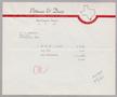 Thumbnail image of item number 1 in: '[Letter from Pittman & Davis to D. W. Kempner, March 1, 1948]'.