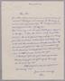 Letter: [Handwritten Letter from Rosa Anspach to Daniel W. Kempner, March 30,…