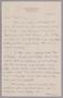 Thumbnail image of item number 1 in: '[Handwritten Letter from Harris Kempner Weston to Daniel W. Kempner, January 14, 1951]'.