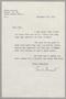 Letter: [Letter from Erich Freund to Daniel W. Kempner, December 14, 1955]