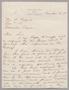 Letter: [Handwritten letter from Mrs. Stahle to Daniel W. Kempner, December 1…