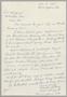 Letter: [Handwritten letter from Martin F. Mey to Daniel W. Kempner, December…