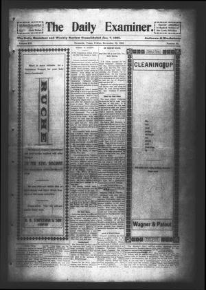 Primary view of object titled 'The Daily Examiner. (Navasota, Tex.), Vol. 8, No. 61, Ed. 1 Friday, December 26, 1902'.