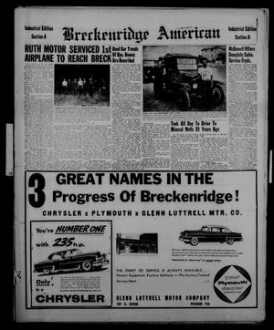 Primary view of object titled 'Breckenridge American (Breckenridge, Tex.), Vol. 34, No. 153, Ed. 2 Sunday, July 25, 1954'.