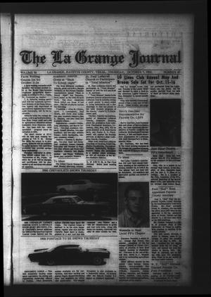 Primary view of object titled 'The La Grange Journal (La Grange, Tex.), Vol. 86, No. 40, Ed. 1 Thursday, October 7, 1965'.