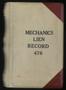 Book: Travis County Deed Records: Deed Record 476 - Mechanics Liens