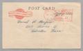 Thumbnail image of item number 2 in: '[Postcard from Willoughby's to D. W. Kempner, May 5, 1950]'.