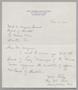 Letter: [Handwritten Letter from Edna Seinsheimer Levin to Daniel W. Kempner,…