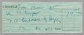 Text: [Invoice for Charges to D. W. Kempner, December 1949]