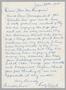 Letter: [Handwritten Letter From Ruby Slack to Daniel and Jeane Kempner, Janu…