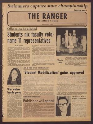 Primary view of object titled 'The Ranger (San Antonio, Tex.), Vol. 45, No. 26, Ed. 1 Friday, April 30, 1971'.