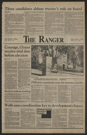 Primary view of object titled 'The Ranger (San Antonio, Tex.), Vol. 58, No. 20, Ed. 1 Friday, March 16, 1984'.