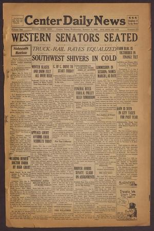 Primary view of object titled 'Center Daily News (Center, Tex.), Vol. 1, No. 200, Ed. 1 Wednesday, January 8, 1930'.
