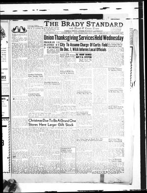 Primary view of object titled 'The Brady Standard and Heart O' Texas News (Brady, Tex.), Vol. 38, No. 70, Ed. 1 Friday, November 29, 1946'.