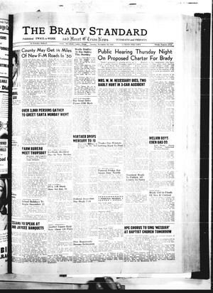 Primary view of object titled 'The Brady Standard and Heart O' Texas News (Brady, Tex.), Vol. [40], No. 71, Ed. 1 Tuesday, November 30, 1948'.