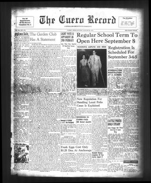 Primary view of object titled 'The Cuero Record (Cuero, Tex.), Vol. 58, No. 178, Ed. 1 Sunday, August 24, 1952'.