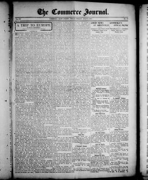 Primary view of object titled 'The Commerce Journal. (Commerce, Tex.), Vol. 20, No. 50, Ed. 1 Friday, July 8, 1910'.