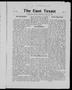 Primary view of The East Texan (Commerce, Tex.), Vol. 3, No. 17, Ed. 1 Thursday, April 26, 1917