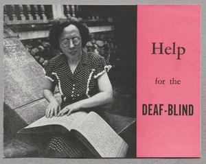 Primary view of object titled 'Help for the Deaf-Blind'.