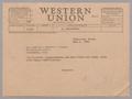Primary view of [Telegram from Jeane and D. W. Kempner to Mr. and Mrs. David F. Weston, June 2, 1955]