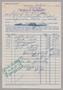 Text: [Invoice for Stock Purchased From Nagle's Nursery, July 1956]