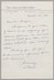 Letter: [Letter from Mrs. I. Pollak to Jeane Bertig Kempner, March 26, 1956]