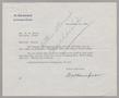 Letter: [Letter from Daniel W. Kempner to N. W. Baird, November 14, 1952]