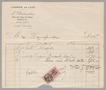 Text: [Invoice for Balance Due to Lingerie De Lux, May 1938]