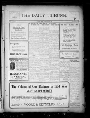 Primary view of object titled 'The Daily Tribune. (Bay City, Tex.), Vol. 10, No. 53, Ed. 1 Saturday, January 9, 1915'.