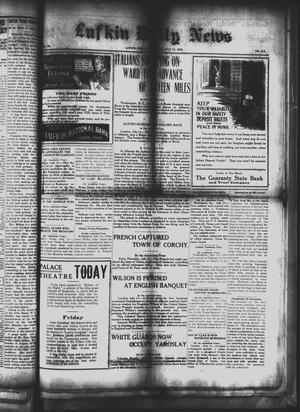 Primary view of object titled 'Lufkin Daily News (Lufkin, Tex.), Vol. 3, No. 215, Ed. 1 Thursday, July 11, 1918'.