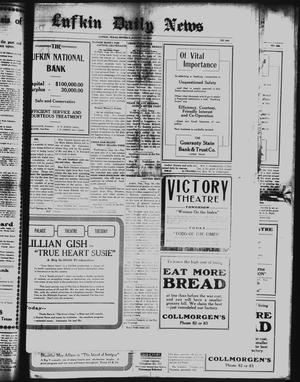Primary view of Lufkin Daily News (Lufkin, Tex.), Vol. [14], No. 246, Ed. 1 Monday, August 18, 1919