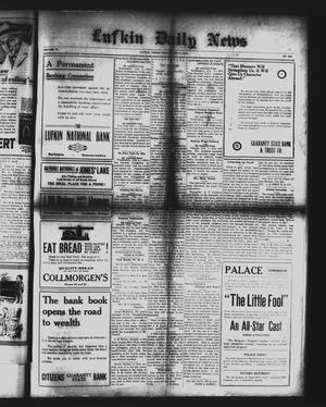 Primary view of object titled 'Lufkin Daily News (Lufkin, Tex.), Vol. 6, No. 206, Ed. 1 Friday, July 1, 1921'.