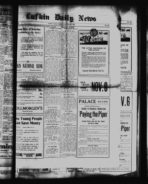 Primary view of object titled 'Lufkin Daily News (Lufkin, Tex.), Vol. 6, No. 304, Ed. 1 Tuesday, October 25, 1921'.