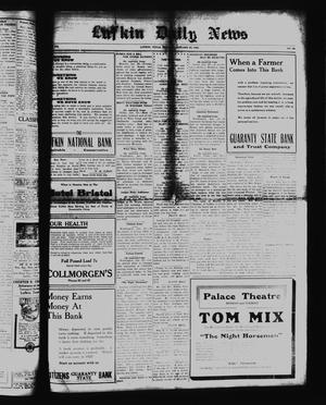 Primary view of object titled 'Lufkin Daily News (Lufkin, Tex.), Vol. 7, No. 69, Ed. 1 Monday, January 23, 1922'.