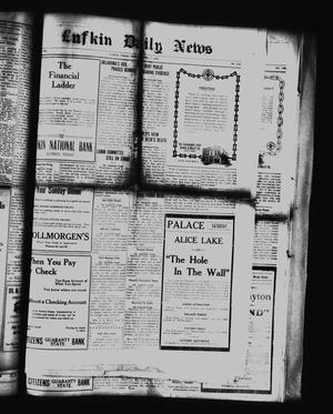 Primary view of object titled 'Lufkin Daily News (Lufkin, Tex.), Vol. 7, No. 133, Ed. 1 Friday, April 7, 1922'.