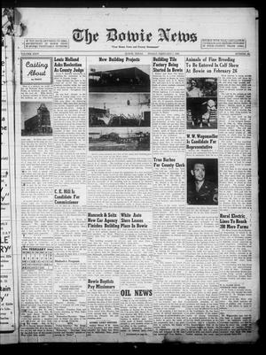 Primary view of object titled 'The Bowie News (Bowie, Tex.), Vol. 24, No. 47, Ed. 1 Friday, February 1, 1946'.