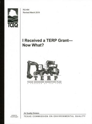 Primary view of I Received a TERP Grant--Now What?
