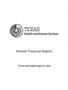 Report: Texas Health and Human Services Commission Annual Financial Report: 2…