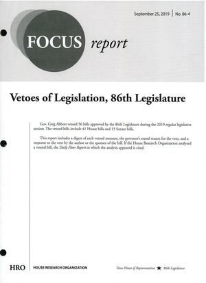 Primary view of object titled 'Focus Report, Volume 86, Number 4, September 2019'.