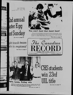 Primary view of object titled 'The Canadian Record (Canadian, Tex.), Vol. 90, No. 15, Ed. 1 Thursday, April 12, 1979'.