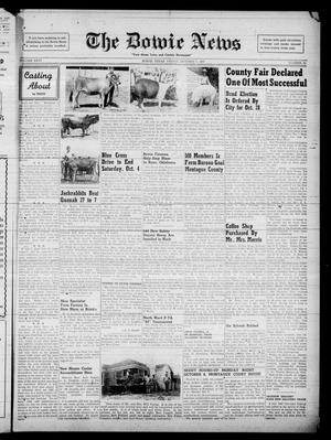 Primary view of object titled 'The Bowie News (Bowie, Tex.), Vol. 26, No. 30, Ed. 1 Friday, October 3, 1947'.