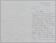 Primary view of [Handwritten Letter from Sabine Chardine to Jeane Bertig Kempner, November 1951]